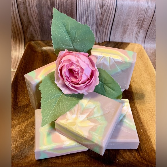 Hand Crafted Other - Hand crafted artisan soap in pastel colors just in time for Spring - 1 bar